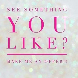 Reasonable offers please